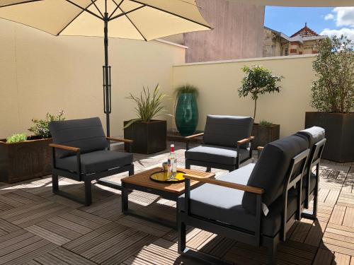 Superbe T2 avec Wifi, terrasse 100m², parking au centre d'Arcachon