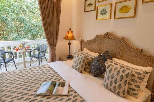 Zona de estar de Trezora 5 12bhk Luxury Villa with pool in Assagao