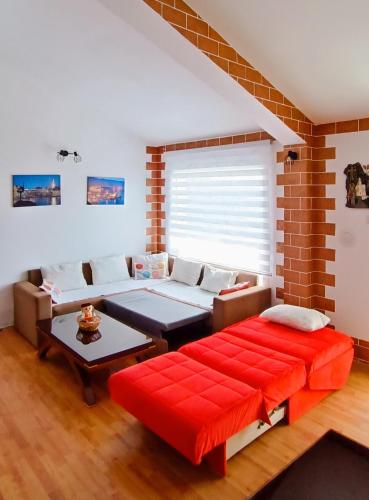Postel nebo postele na pokoji v ubytování Apartment Matko Budva