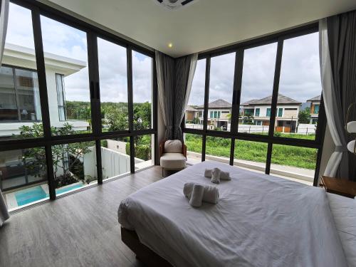 Llit o llits en una habitació de 云栖别院 Cloudrest Villa