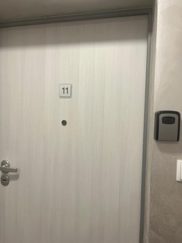 a door with the number on it at Apartament LUCA in Oleśnica