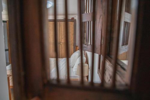 a close up of a door of a room at White Heaven in Lakkíon