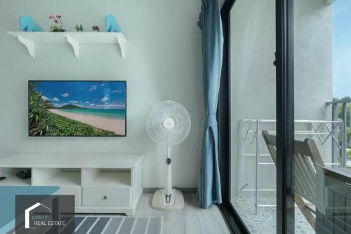 Landskap semula jadi dekat dengan apartmen