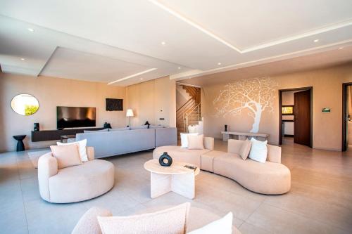 Χώρος καθιστικού στο Villa Argana moderne et luxueuse piscine chauffée