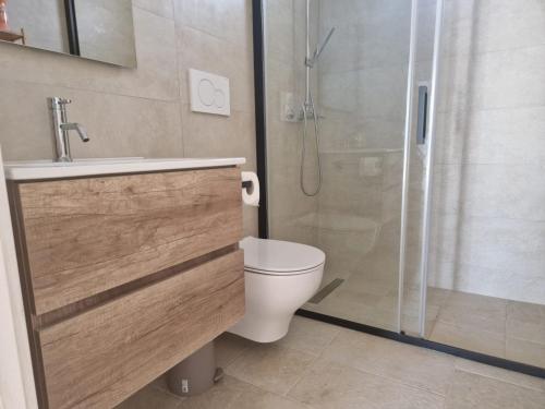 Ένα μπάνιο στο Villa Spritz