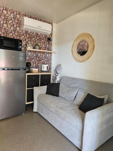 Kuchyň nebo kuchyňský kout v ubytování Mobile home MAJDA