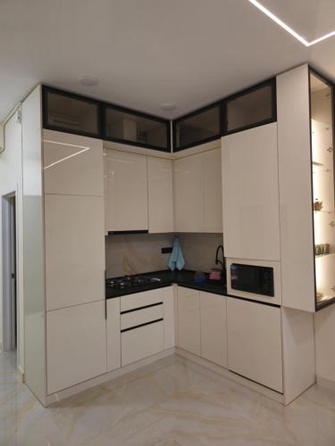 Dapur atau dapur kecil di Cozy apartament near to center