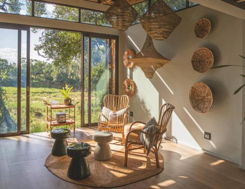 Zahrada ubytování Lion Sands Narina Lodge