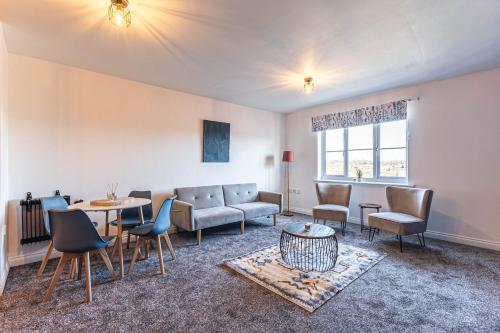 Posezení v ubytování Parkside Mayfair Apartment