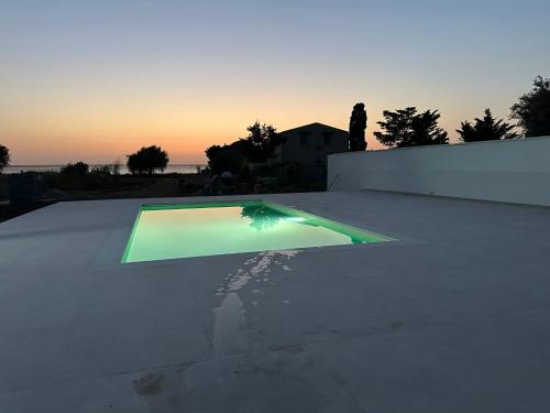 a skateboard ramp on top of a skate park at Villa Priscilla in Cinisi