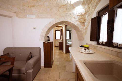 A seating area at Quei Trulli Divini