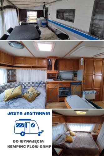 Jasta - przyczepa do wynajęcia - 5 minut od Zatoki, na Dradze, Kemping FlowCamp
