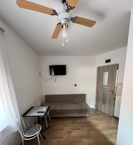 TV a/nebo společenská místnost v ubytování Hajdú Nova Apartman