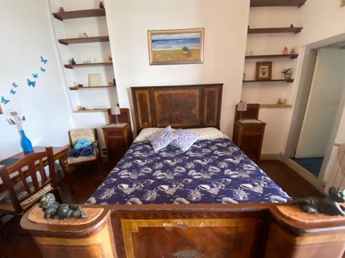 Postel nebo postele na pokoji v ubytování Teocle Beach rooms