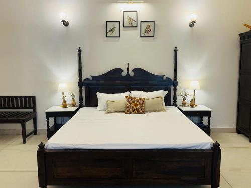 Voodi või voodid majutusasutuse Shekhawat Sadan toas