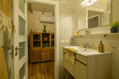 Koupelna v ubytování Casa La Cañada