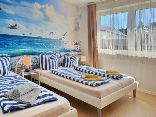 Ένα ή περισσότερα κρεβάτια σε δωμάτιο στο An der Sonnenwiese