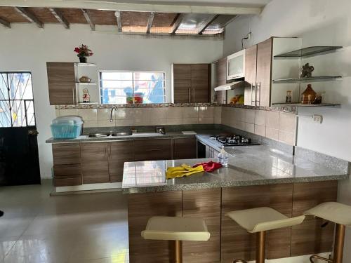 Η κουζίνα ή μικρή κουζίνα στο Cozy house near beaches