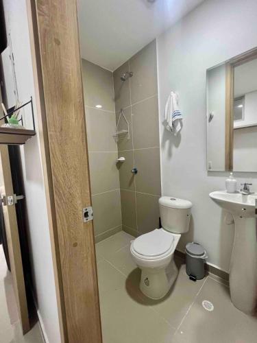 Koupelna v ubytování Apartamento Moderno y Lujoso con vista al Mar PISO19 - Cerca a la Ciudad Amurallada