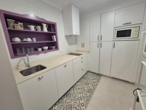 Η κουζίνα ή μικρή κουζίνα στο 34A02 Casa en Las Caldas