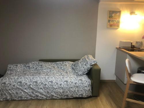 Postel nebo postele na pokoji v ubytování Studio Le Bon Coin