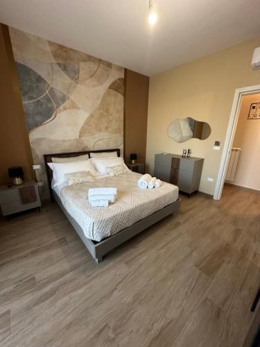 Ένα ή περισσότερα κρεβάτια σε δωμάτιο στο JALUMA House