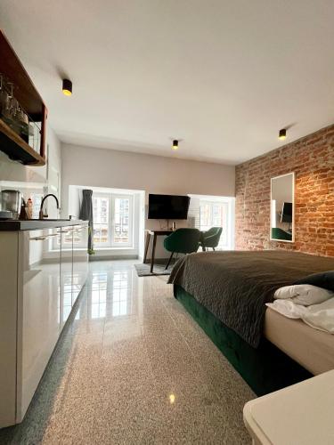 Apartment in the gate of Chlebnicka - View of Motława