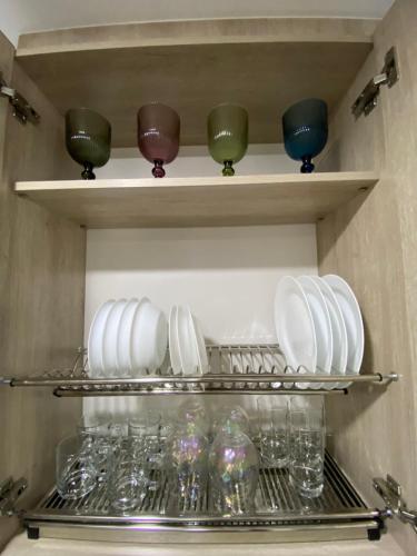 Dapur atau dapur kecil di Hermoso y cómodo apartamento