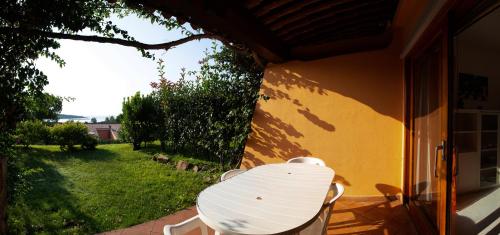 A garden outside Porto Coda Cavallo Salina Bamba