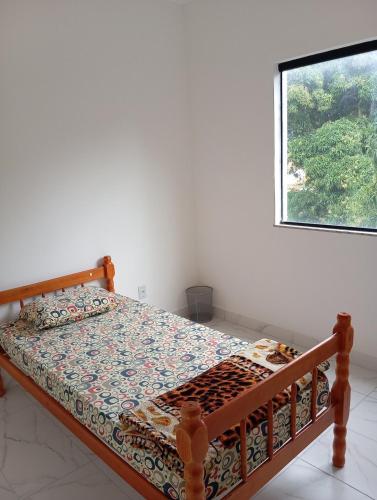 Katil atau katil-katil dalam bilik di Apartamento com piscina