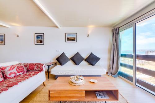 Posezení v ubytování Casa Ramiro T2 Paradisíaco entre o Mar e a Ria
