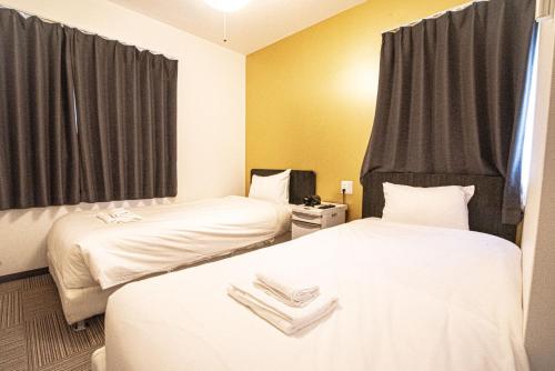 Кровать или кровати в номере Another Sky Kyoto Nijo Castle - Vacation STAY 09288v