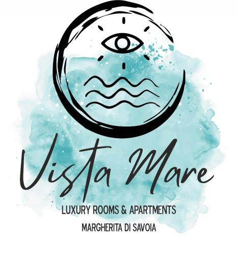 an illustration of a wave with an eye on it at Vista Mare Luxury Rooms & Apartments in Margherita di Savoia