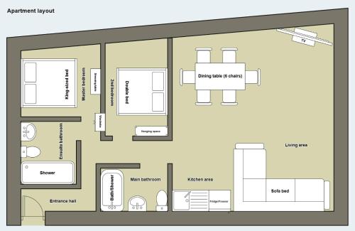 Ultra-Luxury City centre 2 bed apartment, with FREE parking photo 13