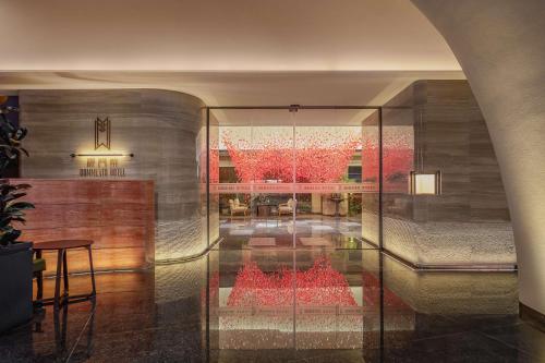 Zona de estar de 东莞企石康门紫酒店
