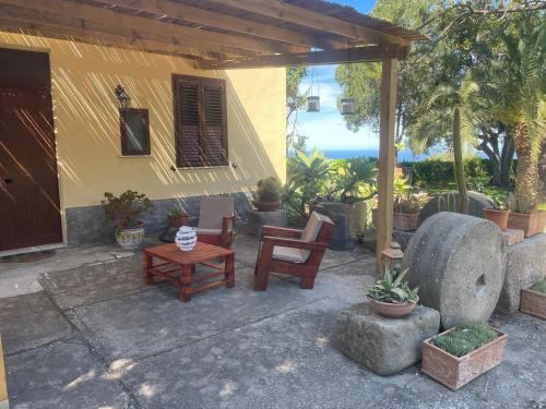 Κήπος έξω από το Bouganville in Villa Greco