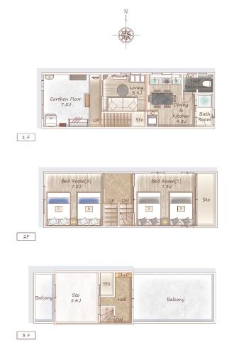IKOI House Bentencho Osaka 憩いの宿