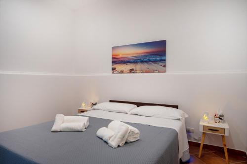 Ένα ή περισσότερα κρεβάτια σε δωμάτιο στο Villa Dora Polignano a Mare