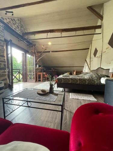 unique room with great view in a former old barn