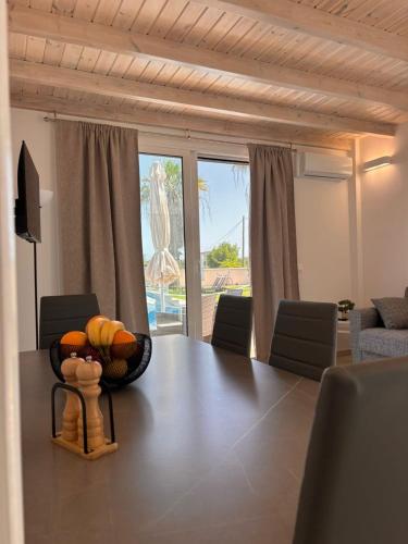 Χώρος καθιστικού στο Dimitris Apartments
