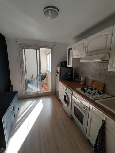 Dapur atau dapur kecil di Appartement Astrid