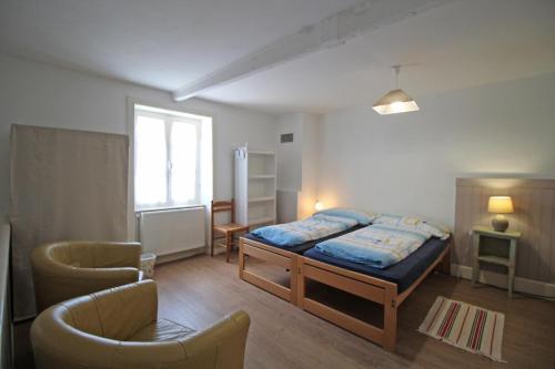 Postel nebo postele na pokoji v ubytování Bellevue