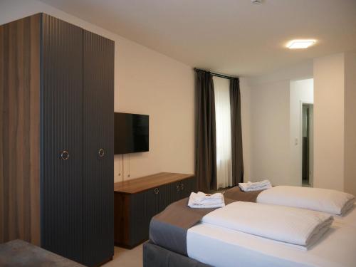 Postel nebo postele na pokoji v ubytování AS Aparthotel