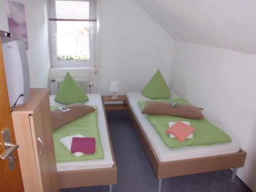 Cama o camas de una habitación en Zur Alten Fuldaschleife