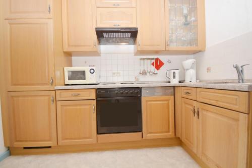 Dapur atau dapur kecil di Gutshaus Borkow