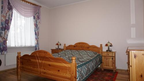 Кровать или кровати в номере Majori Guesthouse