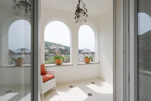 Nespecifikovaný výhled na hory nebo výhled na hory při pohledu z bed and breakfast
