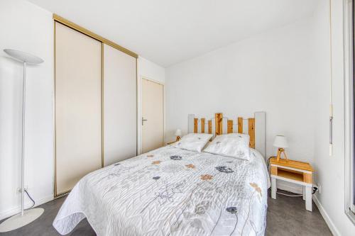 Cama o camas de una habitación en Évasion Océane - Vue mer, Soulac
