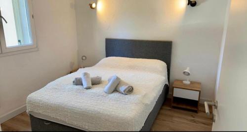 Postel nebo postele na pokoji v ubytování ALMA Rossa