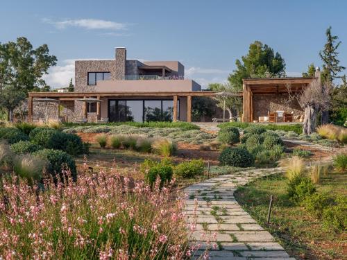 Beachfront Villa Oneiro with Sea Views